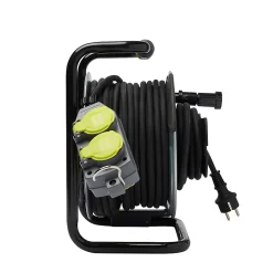 Enrouleur de chantier Diall 27/3M H07RNF 3G1 5mm²