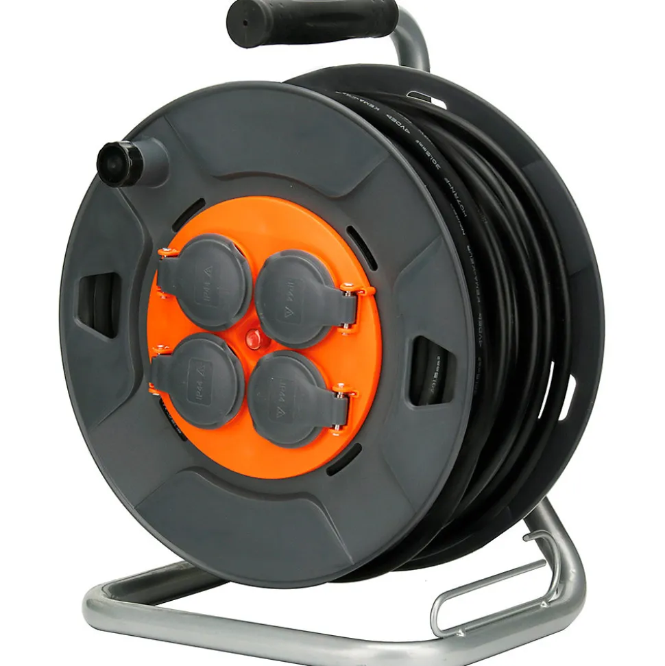 Enrouleur de chantier IP44 4 prises 40m Zenitech