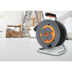 Enrouleur de chantier IP44 4 prises 25m Zenitech