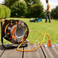 Enrouleur de jardin Diall 22/3M H05VVF 3G1 5mm²