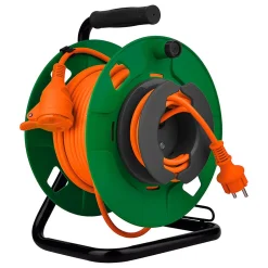 Enrouleur jardin IP44 20m + coupe circuit Zenitech