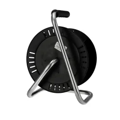 Enrouleur électrique 20 m, 4 prises, type E, 3x1,5 mm², IP44 - rallonge pour jardin et atelier HOROZ