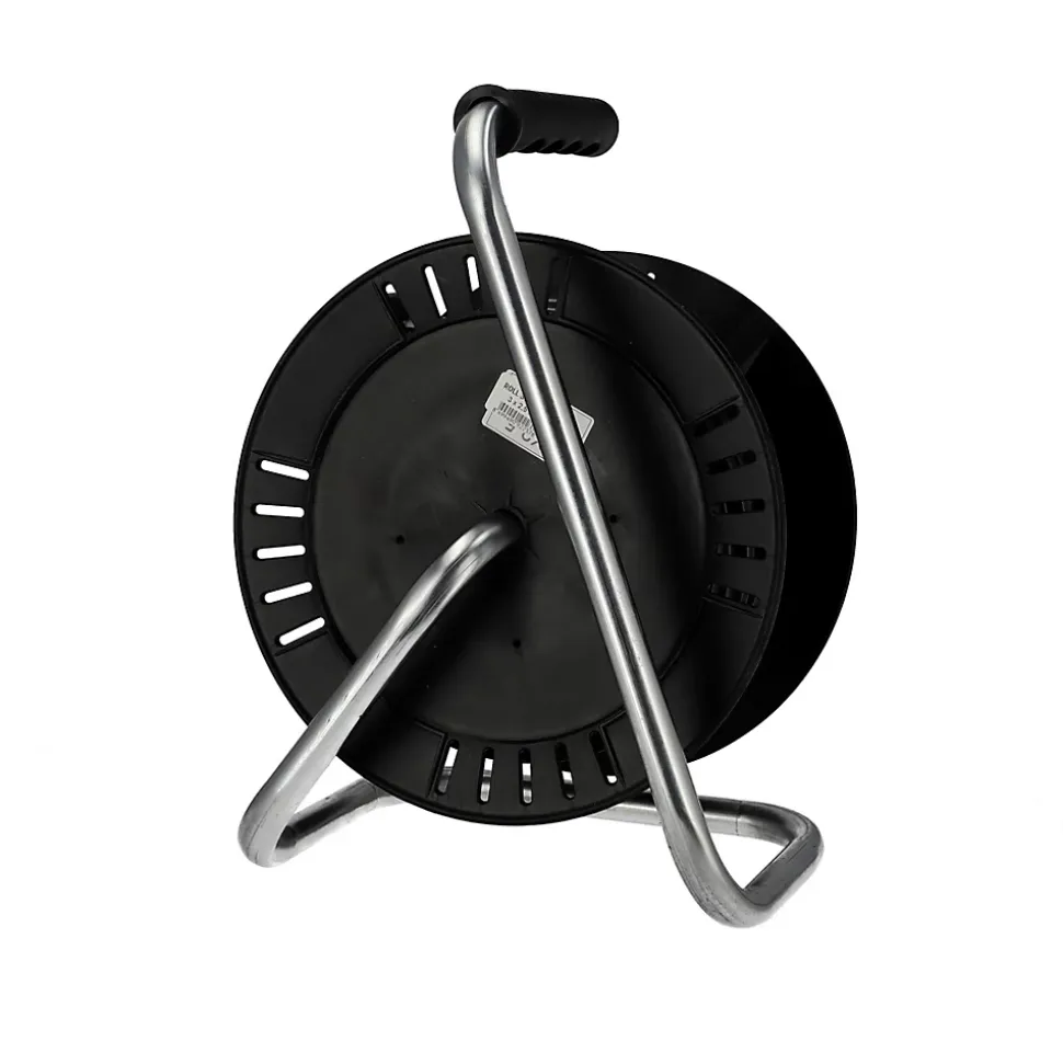 Enrouleur électrique 20 m, 4 prises, type E, 3x1,5 mm², IP44 - rallonge pour jardin et atelier HOROZ