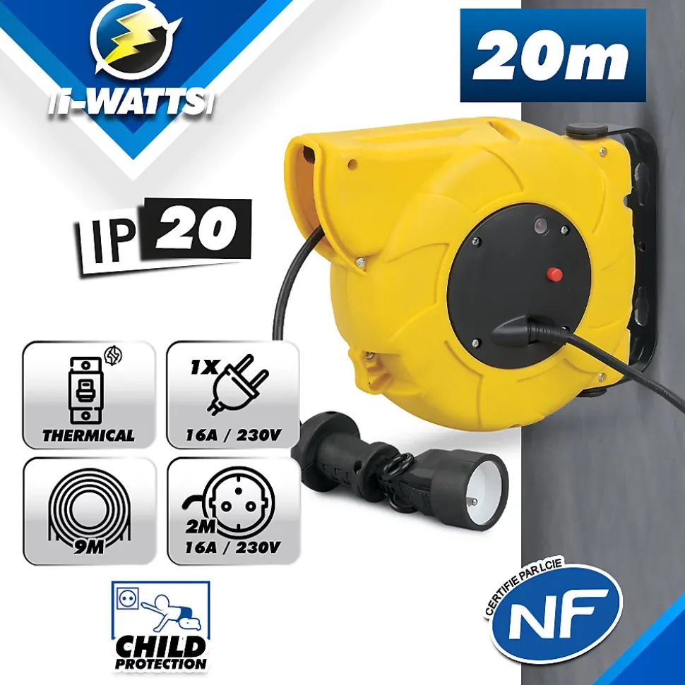 Enrouleur électrique automatique 20M-3g1.5-HO5