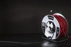Enrouleur électrique 40m H07RN-F 3G 2,5mm2 flasque acier - HANGER - 600010