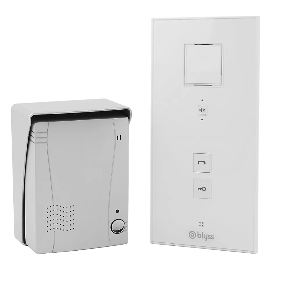 Ensemble interphone audio filaire mains libres Blyss Iskar