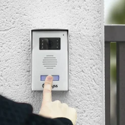 Ensemble interphone vidéo filaire et bouton pour l'extérieur Blyss Shelon
