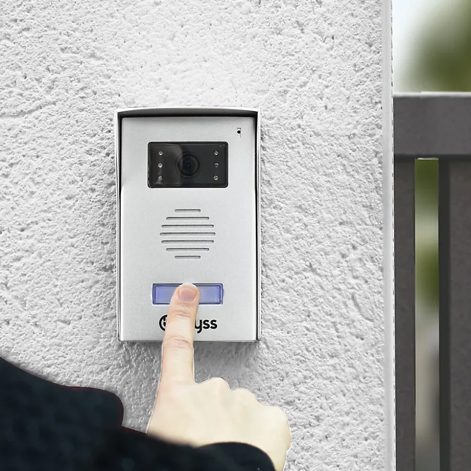 Ensemble interphone vidéo filaire et bouton pour l'extérieur Blyss Shelon