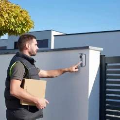 Ensemble interphone vidéo sans fil avec bouton pour l'extérieur Blyss Wilks