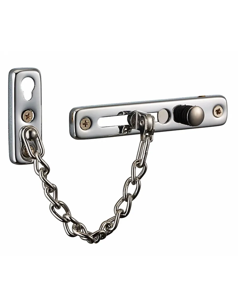 Entrebailleur de porte, chaîne acier, chromé - THIRARD