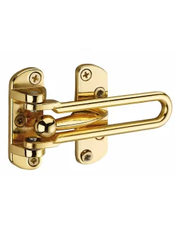 Entrebailleur pour porte d'entrée, taquet d'arrêt, 105mm, doré - THIRARD