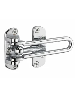 Entrebailleur pour porte d'entrée, taquet d'arrêt, 105mm, nickelé - THIRARD