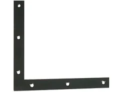 Equerre d'assemblage 220 x 220 mm - acier noir