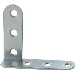 Equerre de chassis coudée droite Diall acier zingué 60 mm