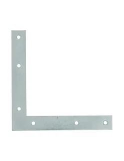 Equerre de fenêtre pour porte, 140x140x20mm, bouts carrés, acier zingué - THIRARD