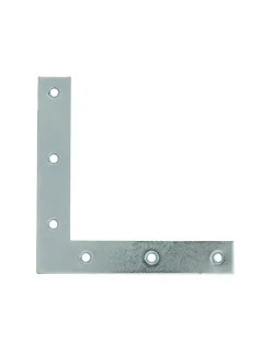 Equerre de fenêtre pour porte, 120x120x20mm, bouts carrés, acier zingué - THIRARD