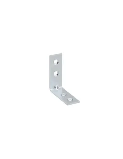 Equerre de renfort pour porte, 40x40x15mm, acier zingué - THIRARD