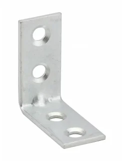 Equerre de renfort pour porte, 30x30x15mm, acier zingué - THIRARD