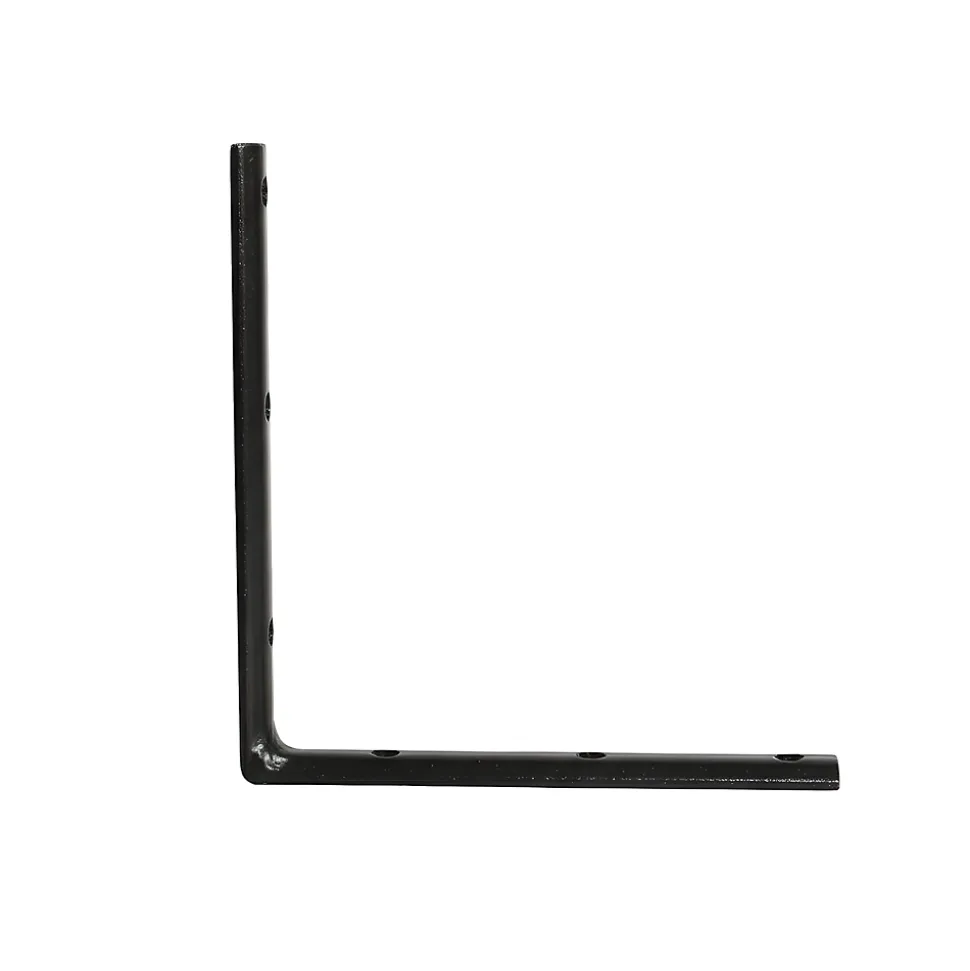 Equerre demi ronde 350 x 350 mm - acier noir