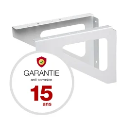 Equerres murales Blanc crème mat RAL 9010M