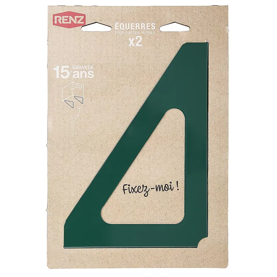 Equerres murales Vert brillant RAL 6005B