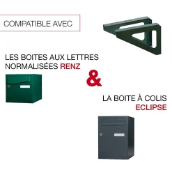 Equerres murales Vert brillant RAL 6005B