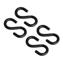 Esse noirs 30 mm Diall Acier vendu par 4 pièces