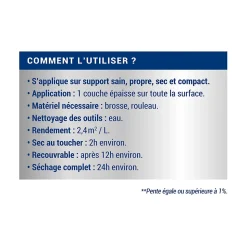 Etanchéité avant carrelage intérieur mat Ripolin 0,75L