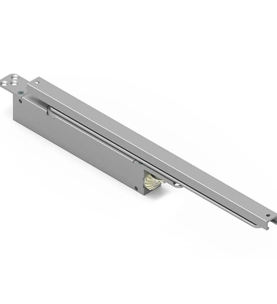 Ferme porte hydraulique encastré et Reversible DOM Insert 7500 bras glissière EN2 à EN4 80kg