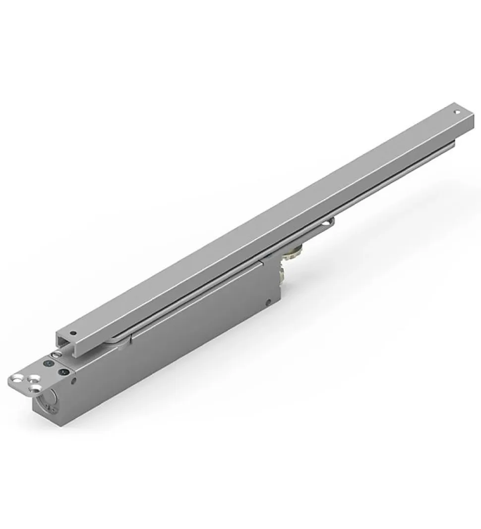 Ferme porte hydraulique encastré et Reversible DOM Insert 7500 bras glissière EN2 à EN4 80kg