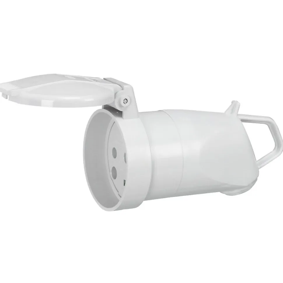Fiche + clapet 3P+N+T 20A 400V Plexo Legrand