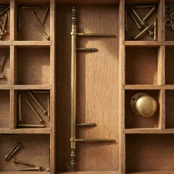 Fiche à lacets à goujon Diall vieux laiton h.296 mm