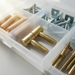 Fiche à visser bichromaté 9 x 26 mm vendue par 2