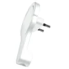 Fiche extra-plate Diall blanc glossy 6A