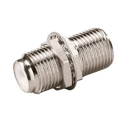 Fiche F 7 mm - femelle/femelle - connecteurs plaqués nickel - Erard