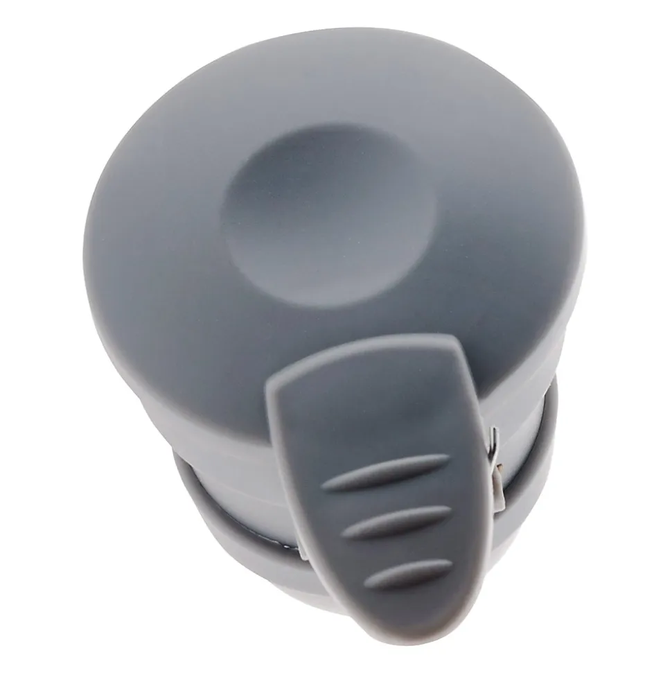 Fiche femelle à clapet 16A 2P+T - Gris - Zenitech