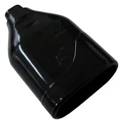 Fiche femelle noir glossy 6A Diall 2 pôles