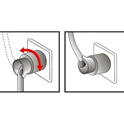 Fiche électrique 16A mâle 360° Legrand
