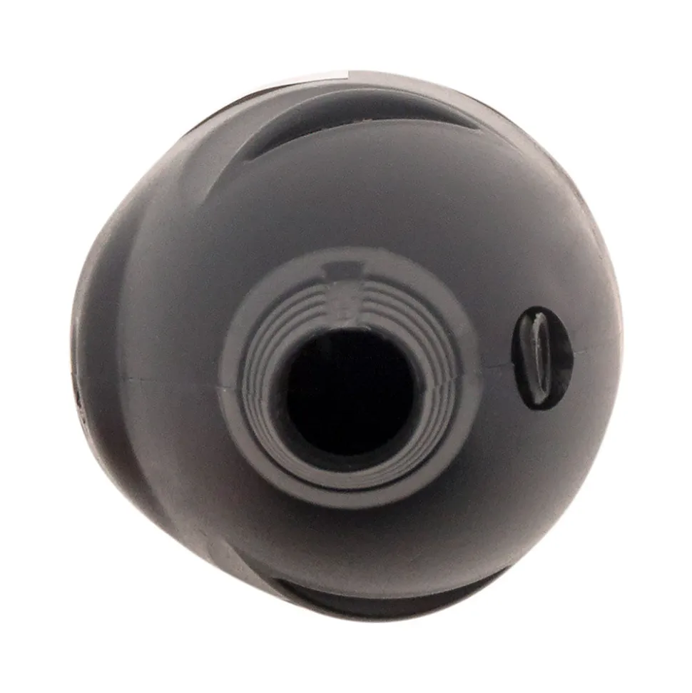Fiche mâle 16A 2P+T - Noir - Zenitech