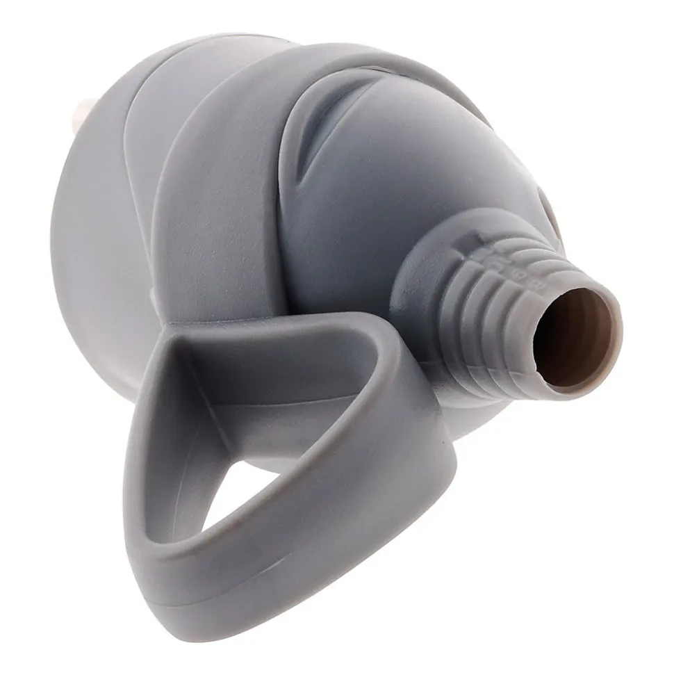 Fiche mâle anneau + ergot -16A 2P+T - Gris - Zenitech