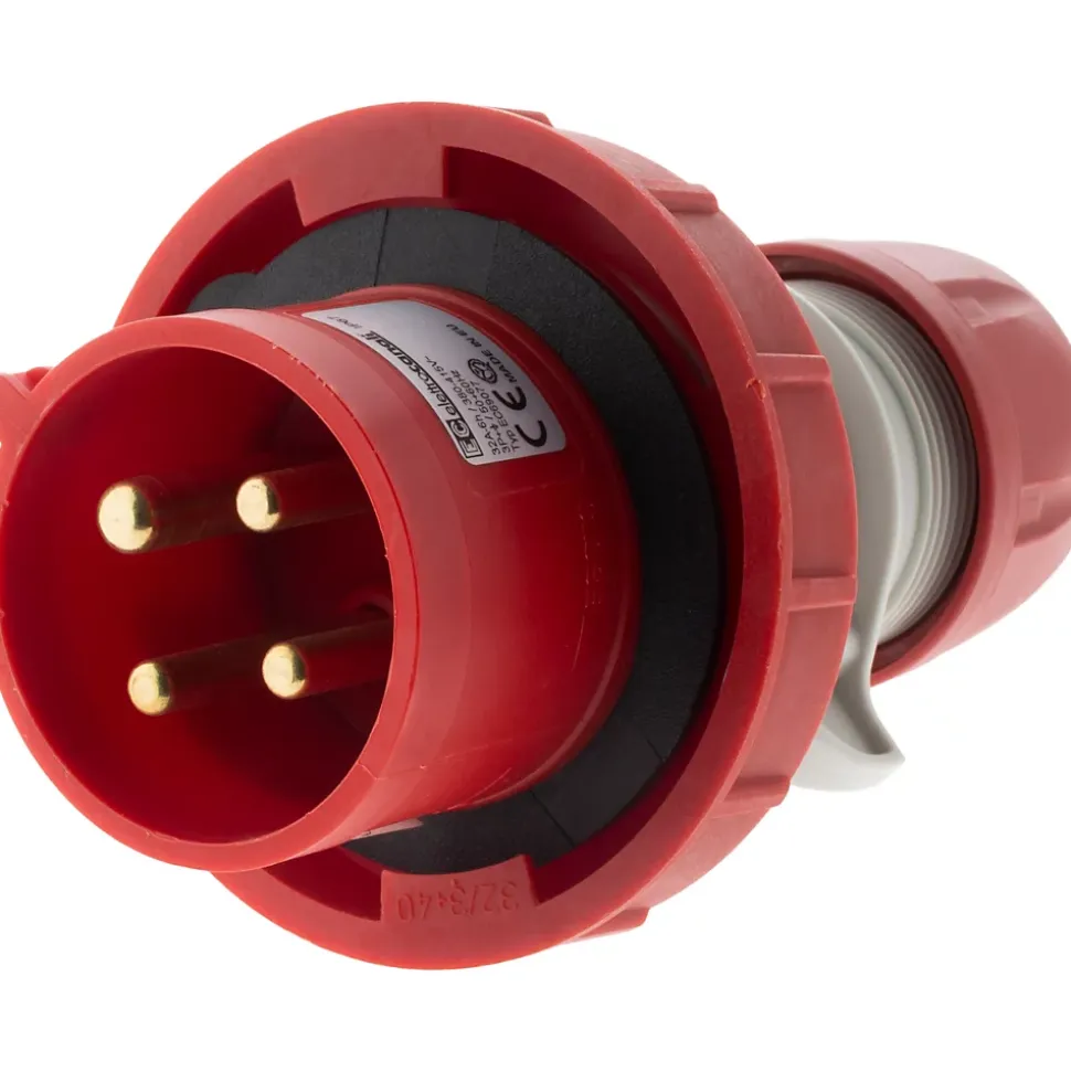 Fiche mâle IEC309 3P+T 16A - Zenitech
