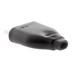 Fiche mâle 2P 6A - Noir - Zenitech