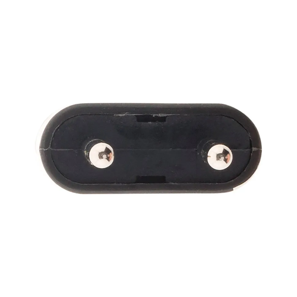 Fiche mâle 2P 6A - Noir - Zenitech