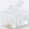 Fiche RJ11 mâle à câbler Blyss, lot de 6