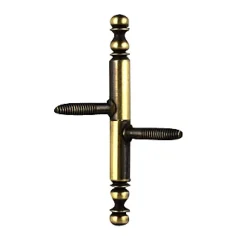 Fiche tourillon vieux laiton 10 x 120 mm