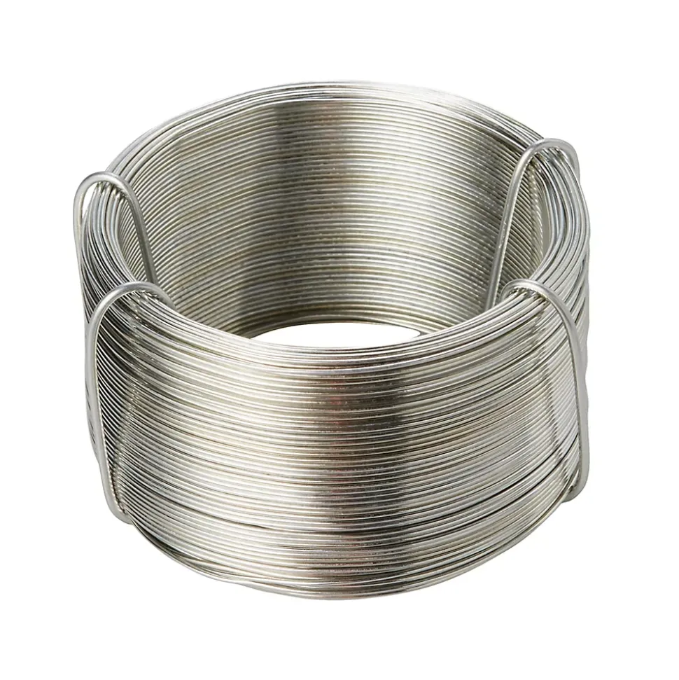 Fil d'acier Diall ø0.9 mm, 50 m Argent