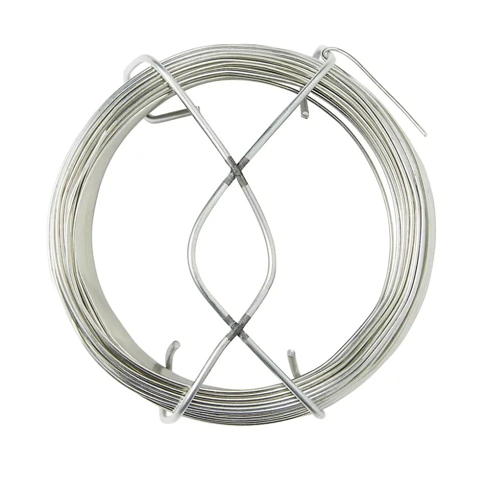 Fil d'acier Diall ø0.9 mm, 50 m Argent