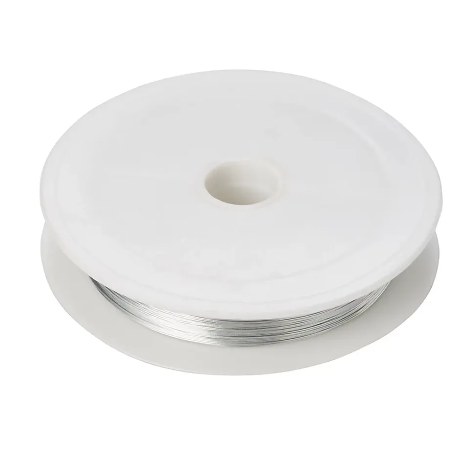 Fil d'acier Diall ø0.3 mm, 50 m Argent