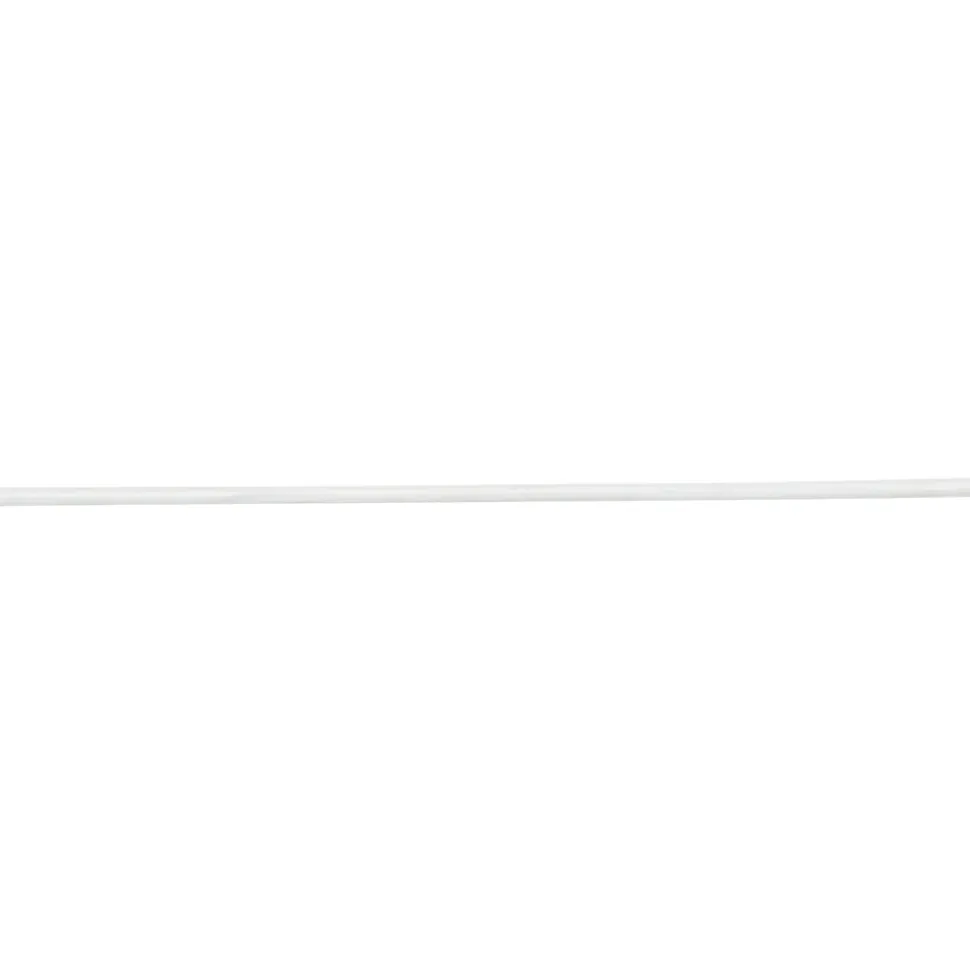 Fil d'acier revêtement PVC Blanc Diall ø0.8 mm, 50 m