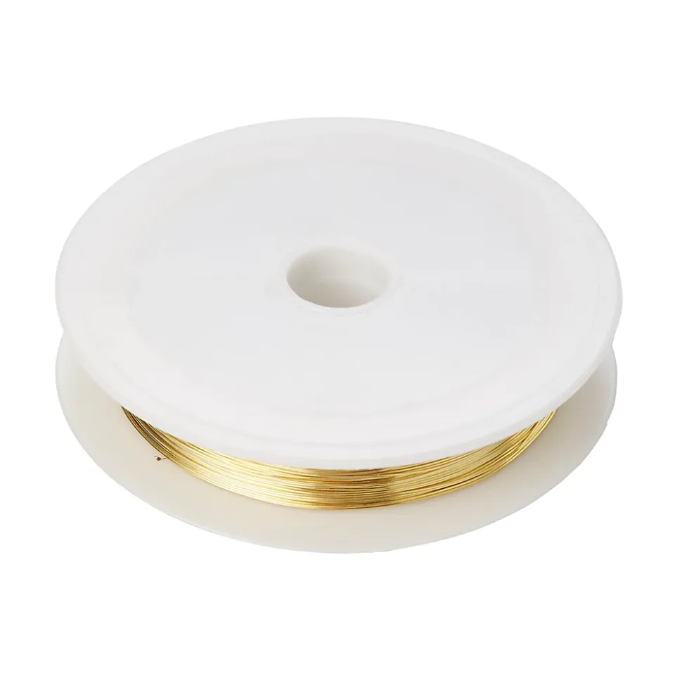 Fil de laiton Diall ø0.4 mm, 30 m Cuivre